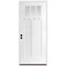 Codel Doors 36" x 96" Primed White Shaker Exterior Fiberglass Door 3080RHISPSFHER3033C69161DB - alternate 1